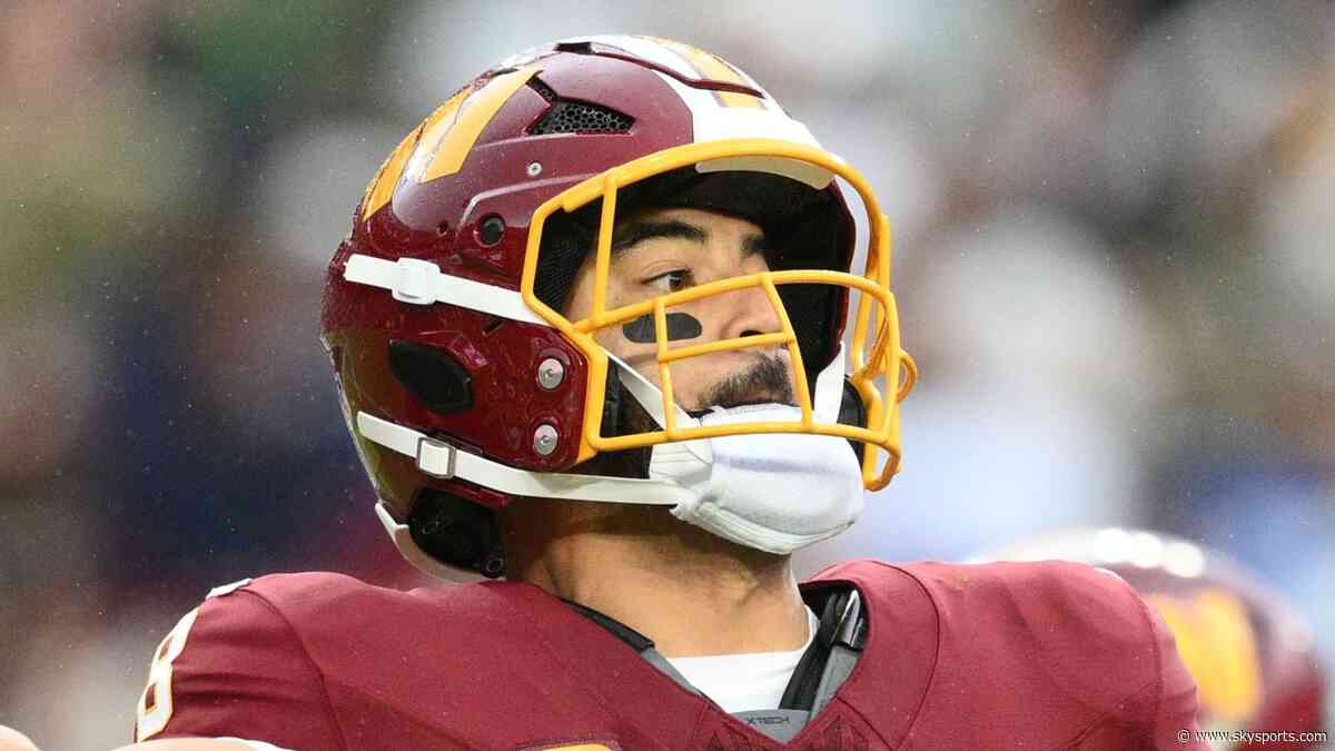 Mariota to start for Commanders in London as Daniels ruled out