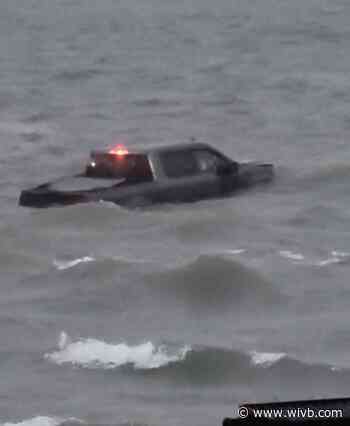 Police chase ends in Lake Erie, driver rescued