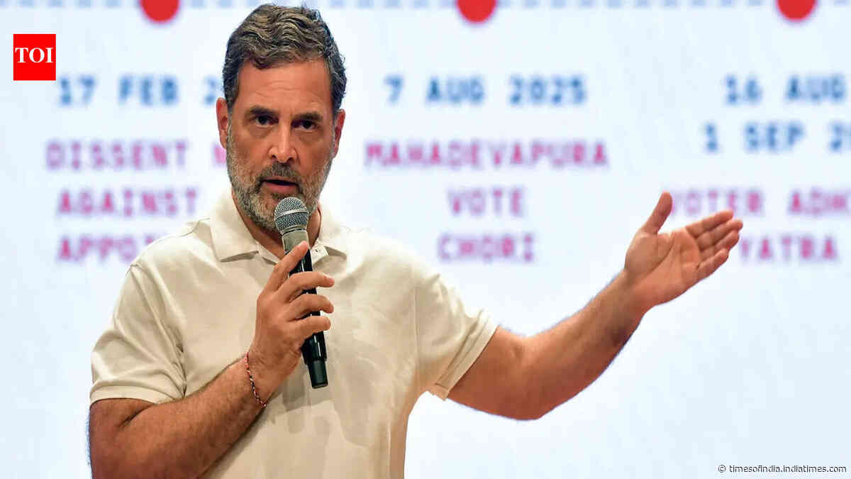 Rahul Gandhi demands CEC Gyanesh Kumar’s resignation as protests erupt in Delhi, Mumbai