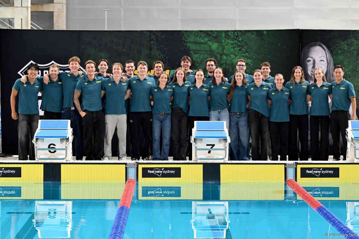 Swimming Australia Announces 24-Strong Roster For 2026 Short Course World Championships