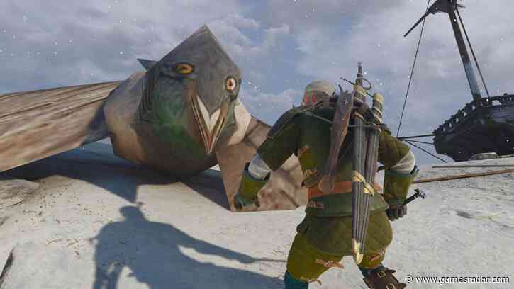 The Witcher 3 mod swaps every single Griffin with the iconic low-poly pigeon: "He is back"