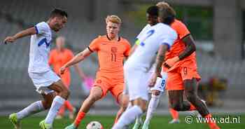 Jong Oranje begint slecht aan tweede helft in Slovenië, snelle gelijkmaker na fout Klaverboer