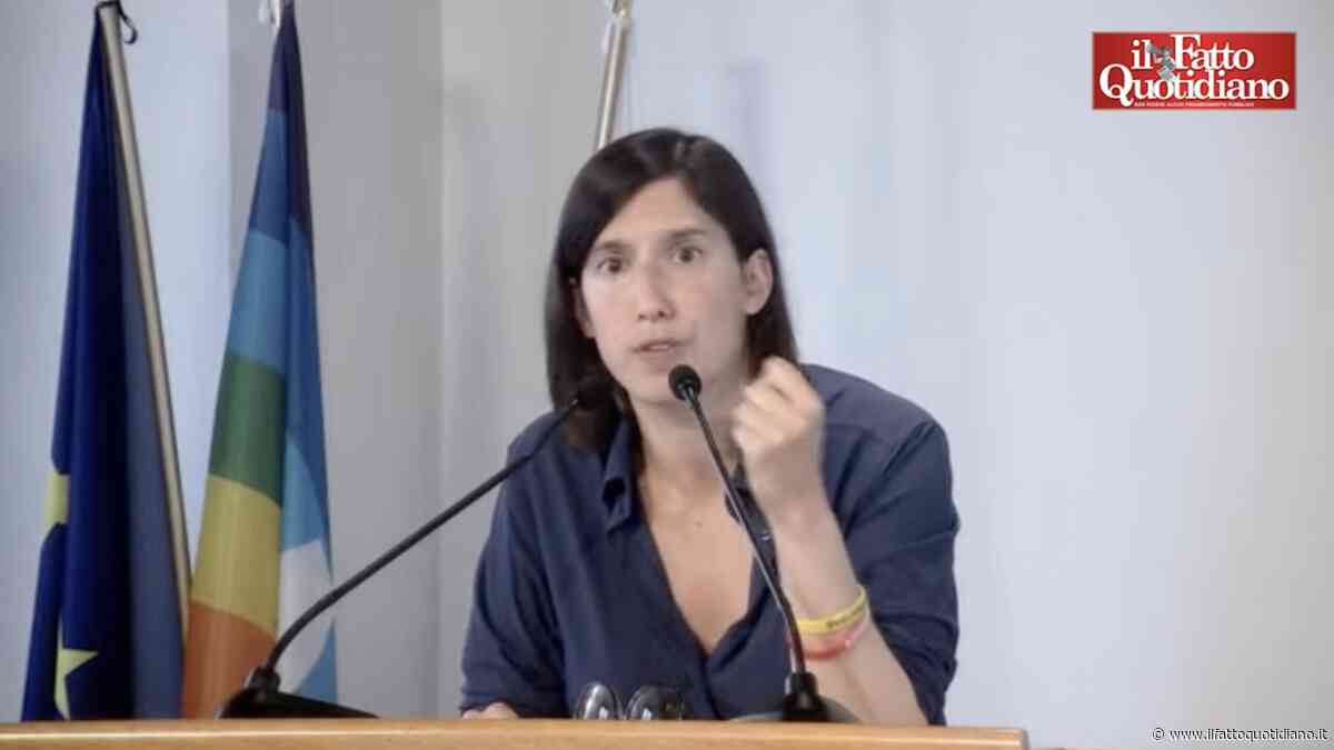 Schlein: “Dopo 4 anni di Governo Meloni gli italiani stanno peggio. Cambia la legge elettorale perché ha paura di perdere”
