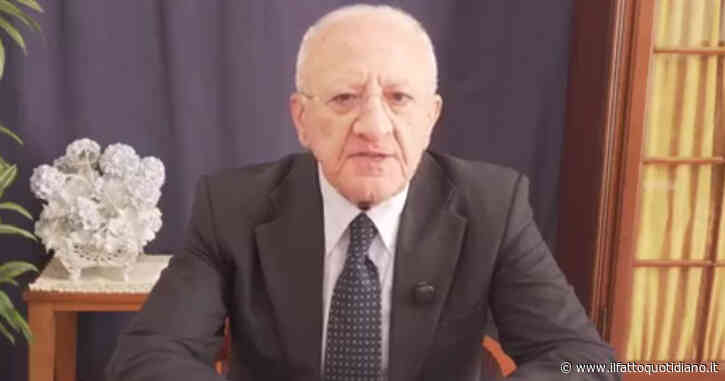 De Luca: “Ddl antisemitismo? Una grande idiozia”. Bordate al campo progressista e a Tajani: “Ha la rapidità di un bradipo”