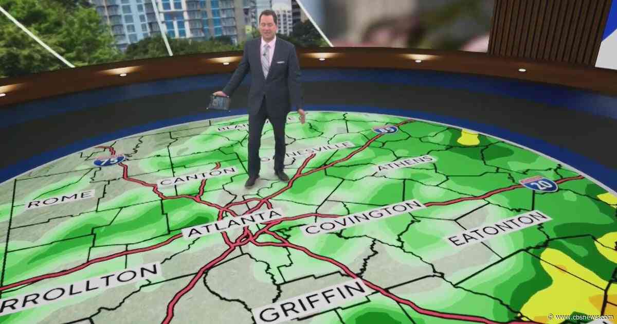 Rain clouds about to make their mark across metro Atlanta