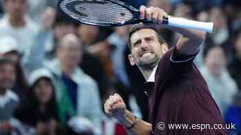 Djokovic rallies after medical timeout, improves to 31-0 at China Open
