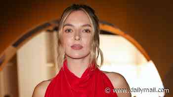 Jodie Comer looks striking in red as she joins Eddie Redmayne and his wife Hannah Bagshawe at Givenchy event at Paris Fashion Week