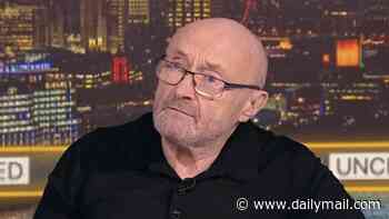 Phil Collins reveals daughter Lily Collins burst into tears over fears he would die from alcoholism and says she regrets writing 'hurtful' open letter 'forgiving him' for his shortcomings