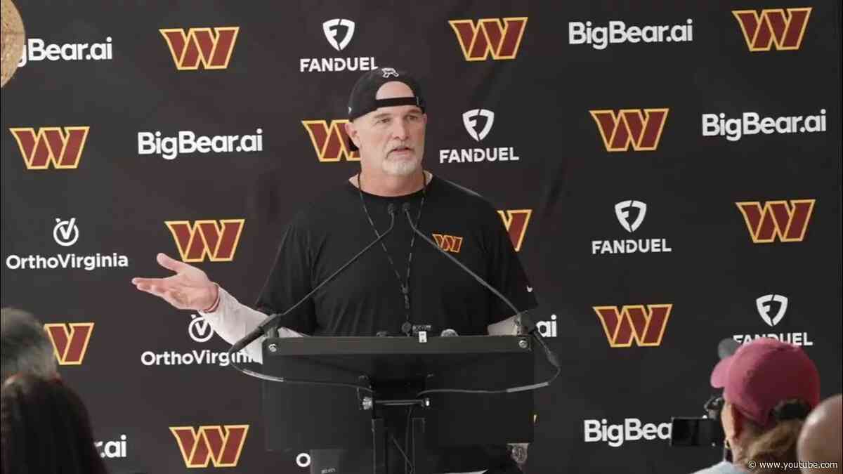 LIVE: HC Dan Quinn Speaks To The Media After The Final Practice In London