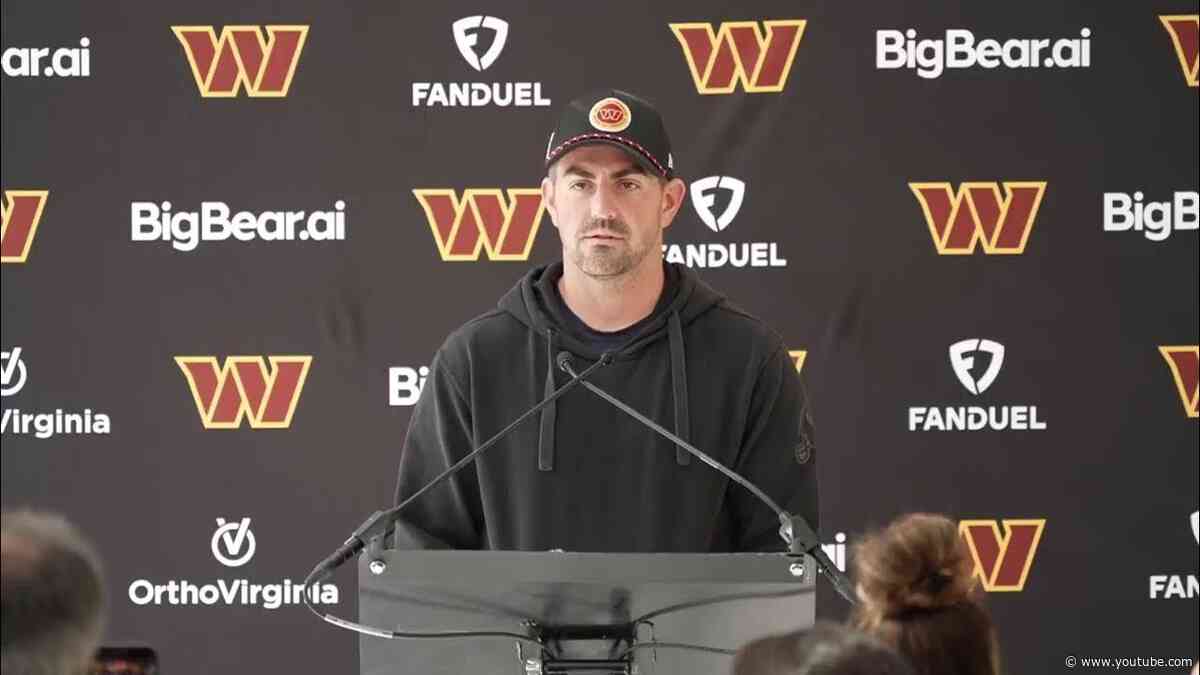 OC David Blough Speaks To The Media Before Practice In London
