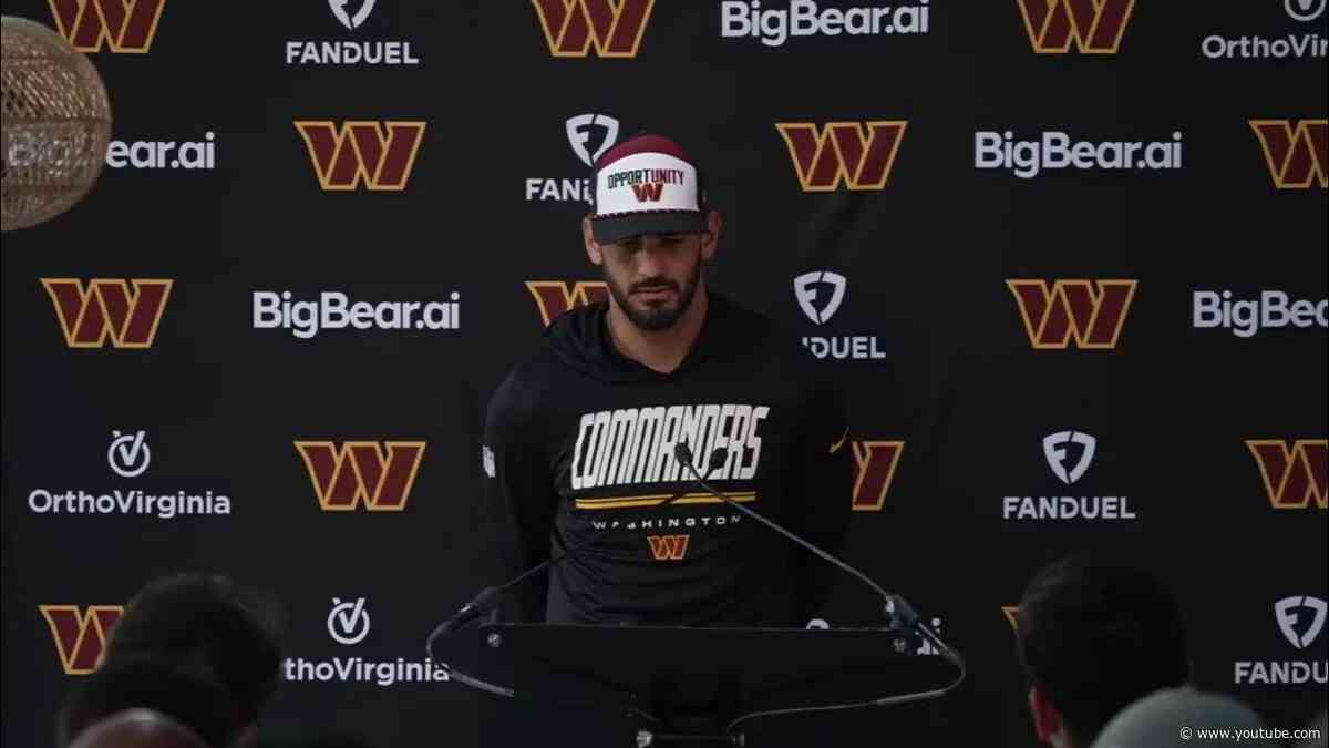 QB Marcus Mariota Speaks To The Media After The First Practice In London