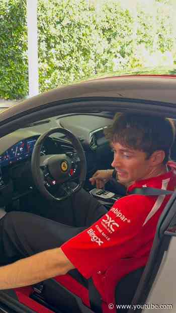 @charles_leclerc & @lewishamilton test the #Ferrari12CilindriManuale. Check the full video! #Ferrari