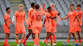 Jong Oranje klopt Slovenië en moet hopen op hulp Noren met oog op play-offs EK