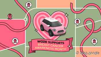 Waze rolls out new features to support Breast Cancer Awareness Month.