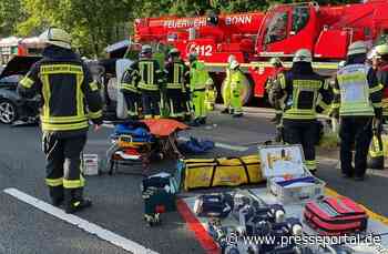 FW-BN: Eingeklemmte Person konnte befreit werden