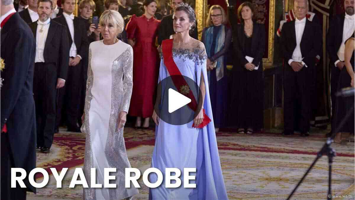 Königin Letizia beim Macron-Besuch: Dieser Look lässt Fans staunen