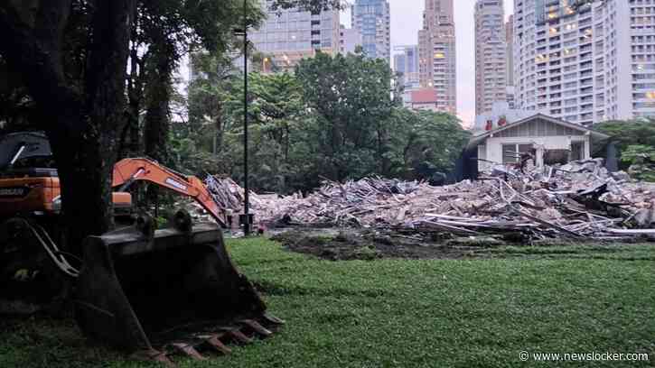 Historische Nederlandse ambassade in Bangkok met de grond gelijk gemaakt: ’Eeuwige schande dat erfgoed is verkocht’
