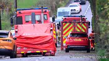 Two dead as workers 'trapped in trench collapse' on roadside in Co Down