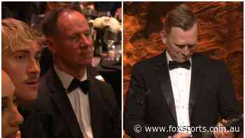‘I’m sure I won’t’: Knights coach’s face says it all... as even Dally M winner himself can’t believe it