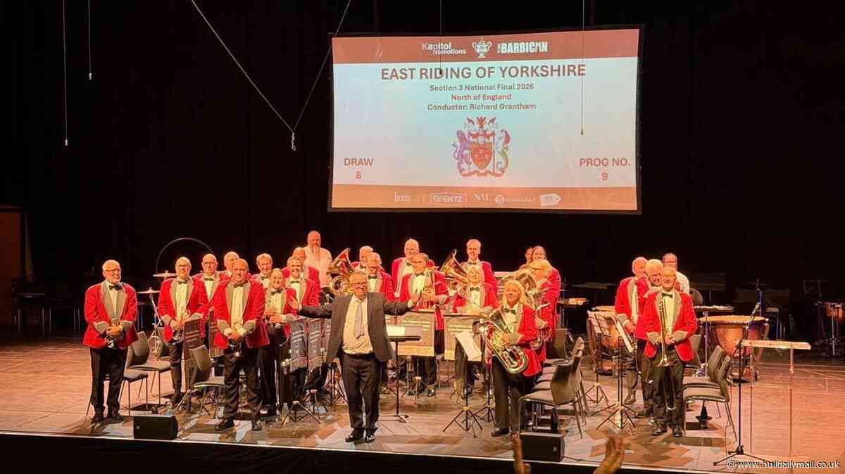 Hessle-based brass band celebrates success at national championships