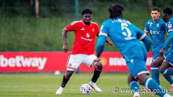 New signing Baleba gets 1st Man Utd outing in friendly