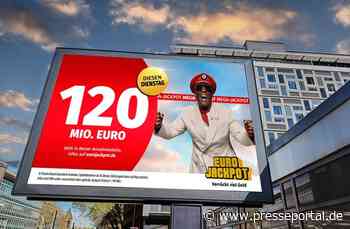 Eurojackpot erreicht die Maximalsumme / 120 Millionen Euro im MEGA-Jackpot am Dienstag