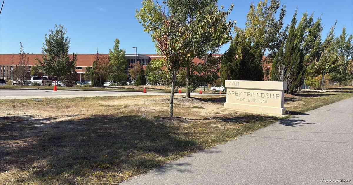 Students dismissed early after odor reported at Apex Friendship Middle School