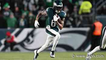Eagles WR Smith out vs. Rams due to lingering hamstring injury