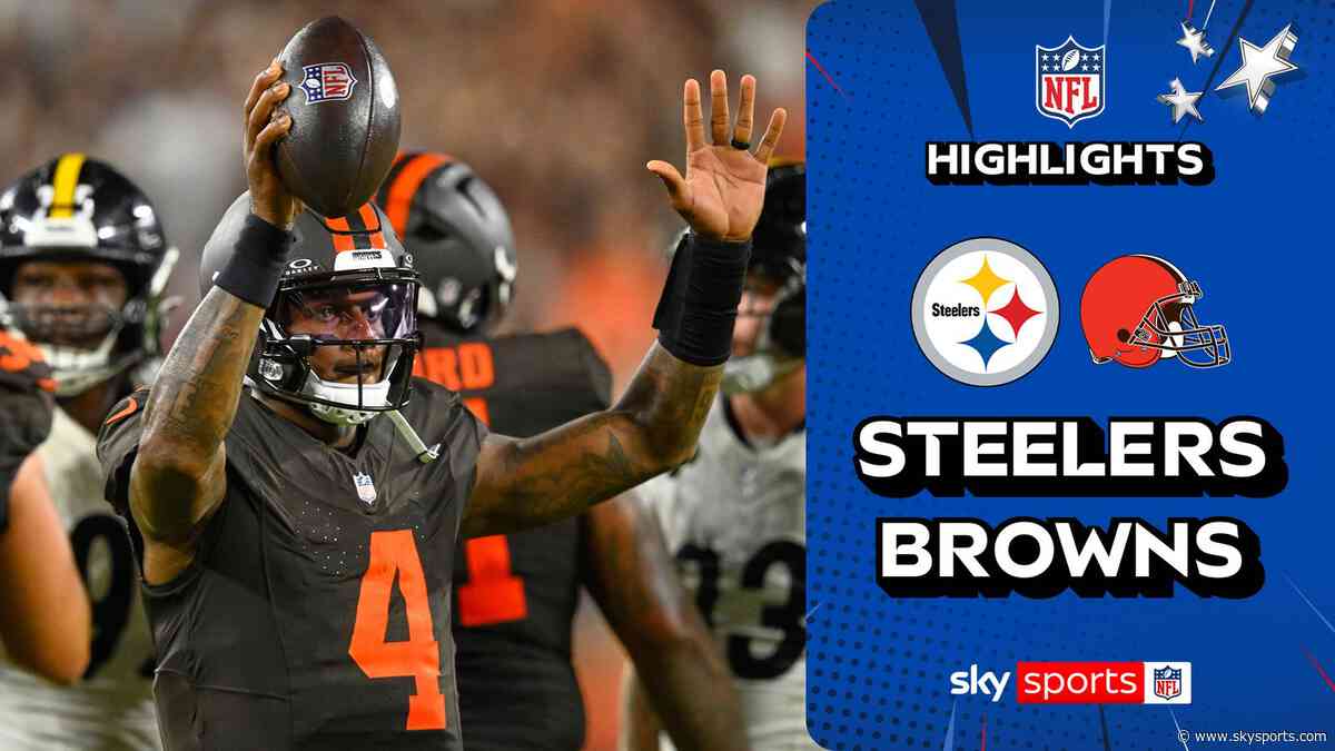 Browns leave it late to beat Steelers
