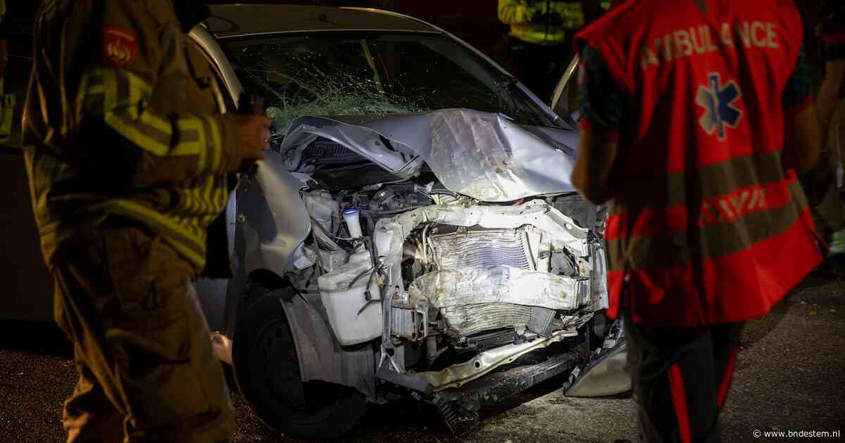 Bestuurder gewond nadat auto tegen boom botst in Roosendaal