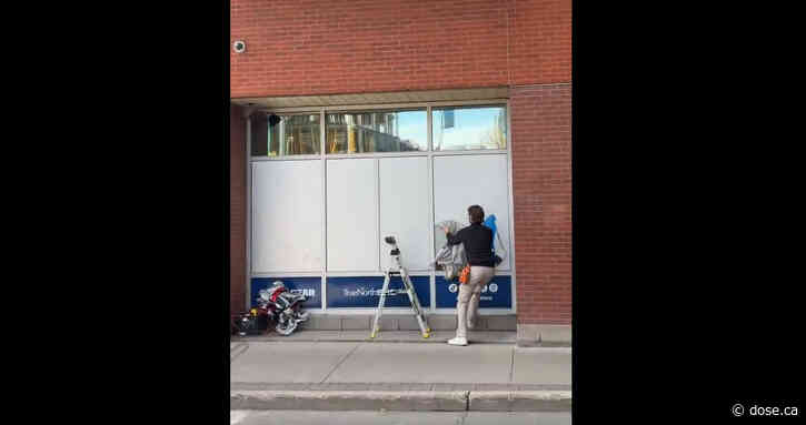Connor Hellebuyck: His photos were removed from the Canada Life Centre