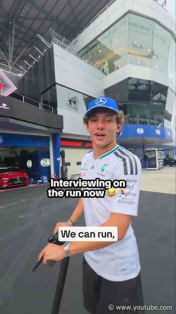 Making us work for it, hey Kimi 💨 #f1 #mercedesf1 #kimiantonelli