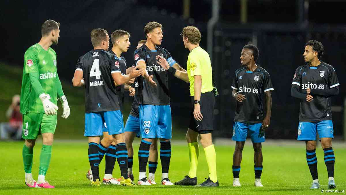 Heracles mist eerste kans op periodetitel in KKD na snelle rode kaart in Helmond