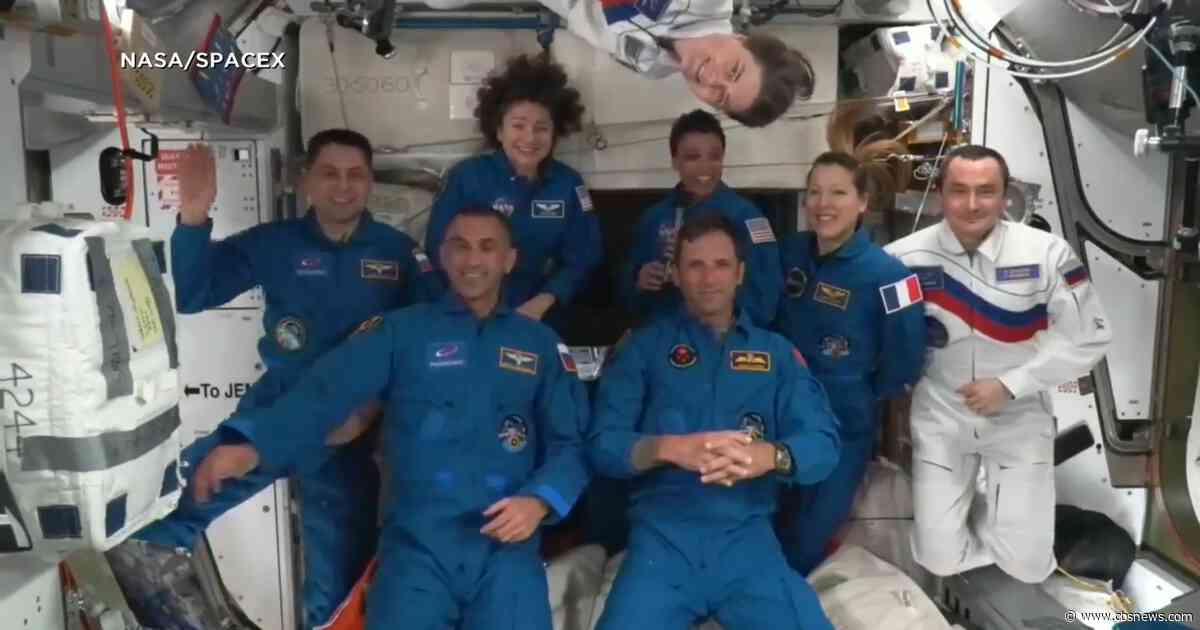 International Space Station welcomes Crew-13 astronauts