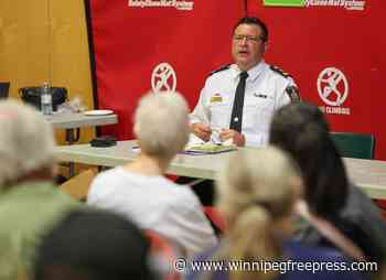 Cops handcuffed by bail issues, lack of mental-health options, WPS chief tells residents in crime-ridden North End neighbourhood