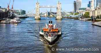 Waverley celebrates 80th anniversary by sailing through London’s Tower Bridge
