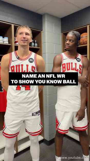 Do our guys know ball? 🤔🏈 #chicagobulls #nba #football