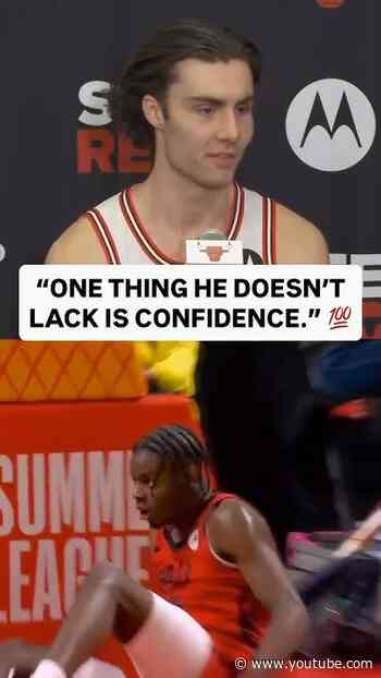 Josh Giddey speaks highly about Caleb Wilson before his rookie year 🎙️ #chicagobulls #nba