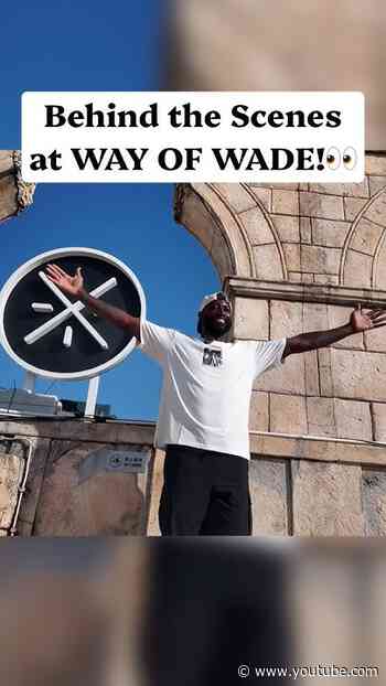D.Wade takes fans BEHIND THE SCENES of Way of Wade 🔥