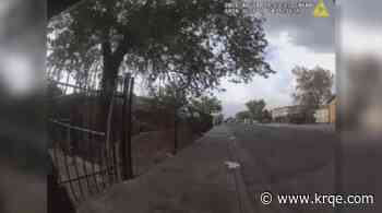 VIDEO: Albuquerque police arrest suspect after short chase