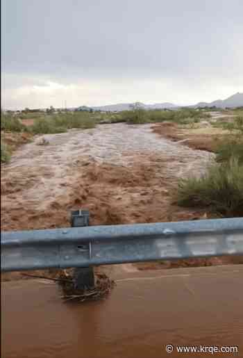 Residents in Doña Ana County neighborhood working to fix damage on their flooded road