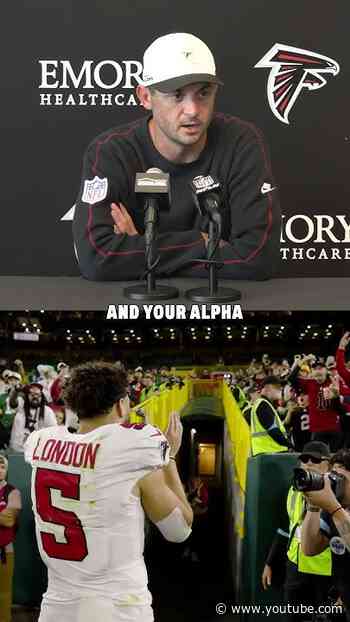 Offensive coordinator Tommy Rees on his top receiver Drake London 🔥 #nfl #interview