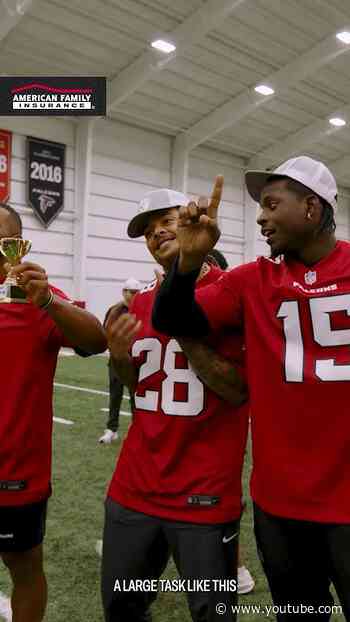 Giving back to those who give to us! #atlantafalcons #nfl #football #community