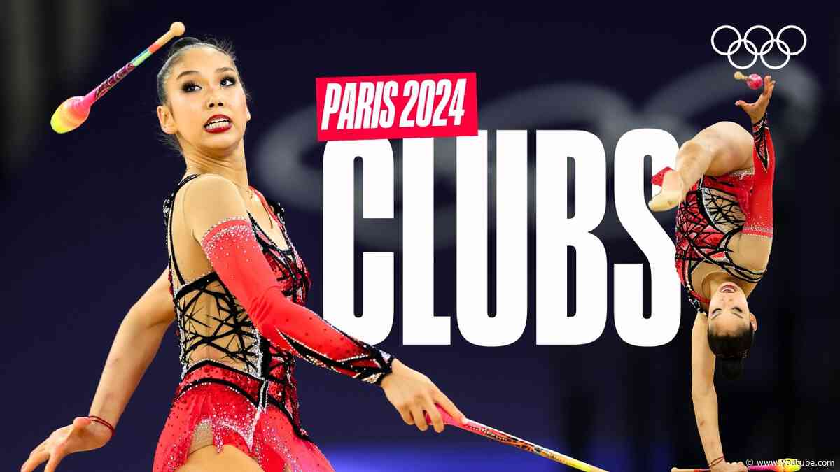 Feel The Beat: Kazakhstan's Elzhana Taniyeva 🇰🇿🤸‍♀️ | Clubs Qualification | Paris 2024