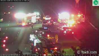 Traffic alert: Multi-vehicle crash shuts down lanes on I-90 East in Cleveland