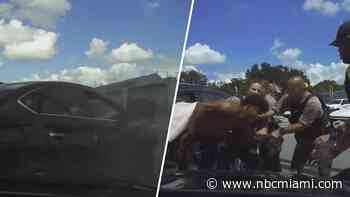 Dashcam video shows new angle of wild carjacking suspect chase in Miami-Dade