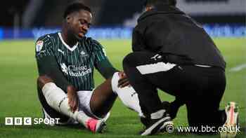 Plymouth Argyle striker Oseni suffers injury blow