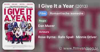 I Give It a Year [23:50, BBC1, IMDb: 5.7]