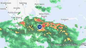 Heavy rain in parts of South Florida Thursday