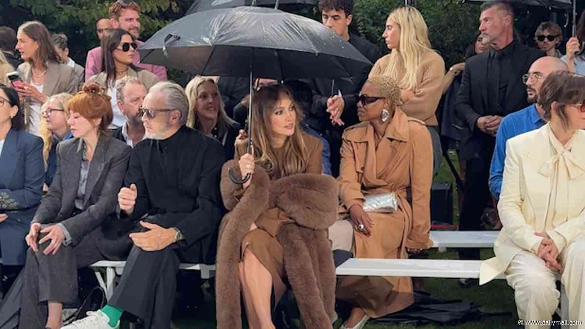 Truth about Jennifer Lopez's umbrella incident at Stella McCartney show: Sources in Paris tell ROB SHUTER why she was really irritated